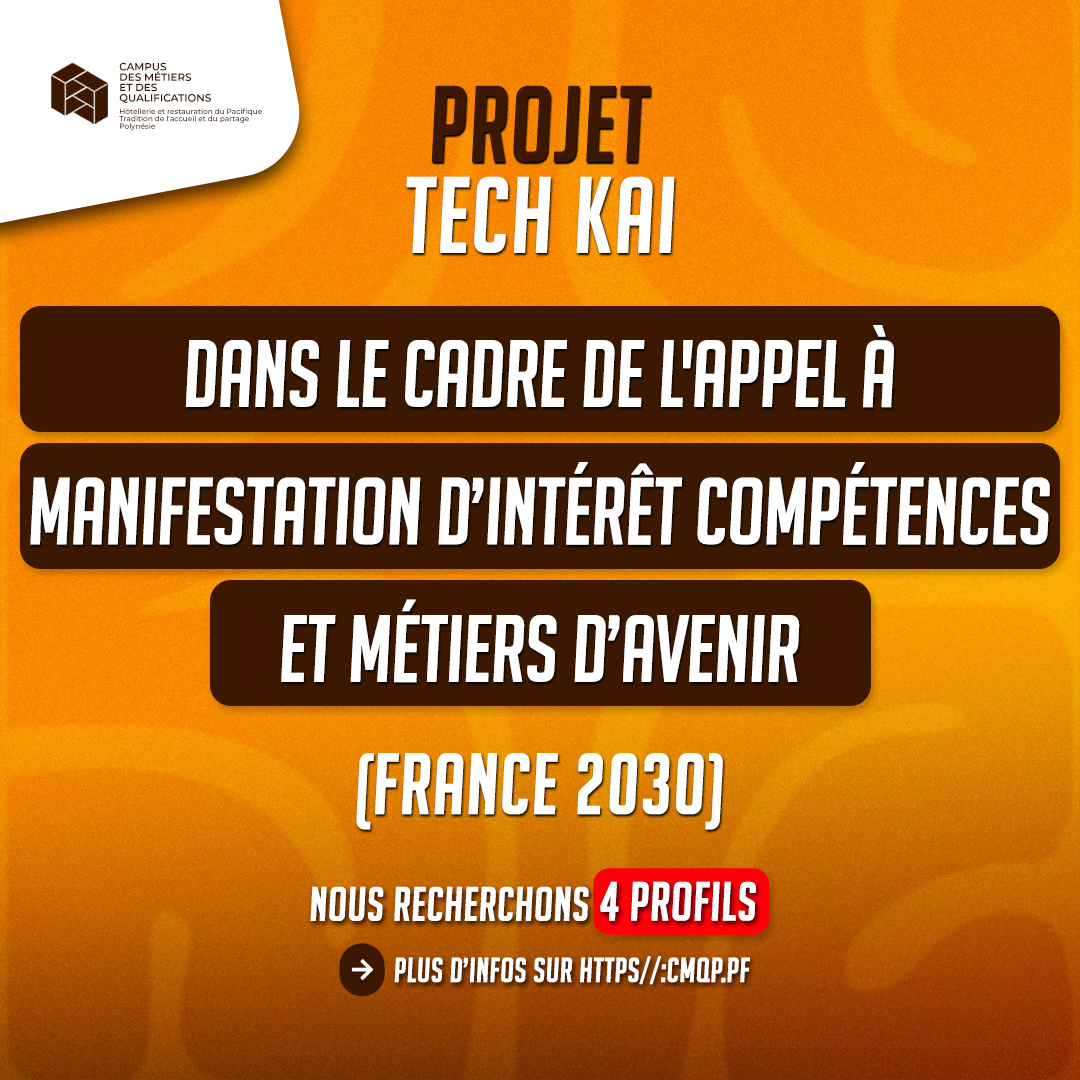 APPEL À CONSULTATIONS – PROJET TECH KAI 